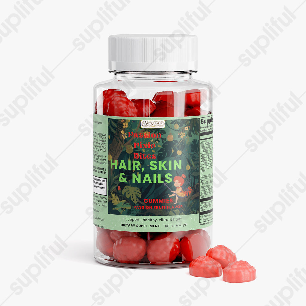 HAIR, SKIN & NAILS GUMMIES (Passion Pixie Bites)