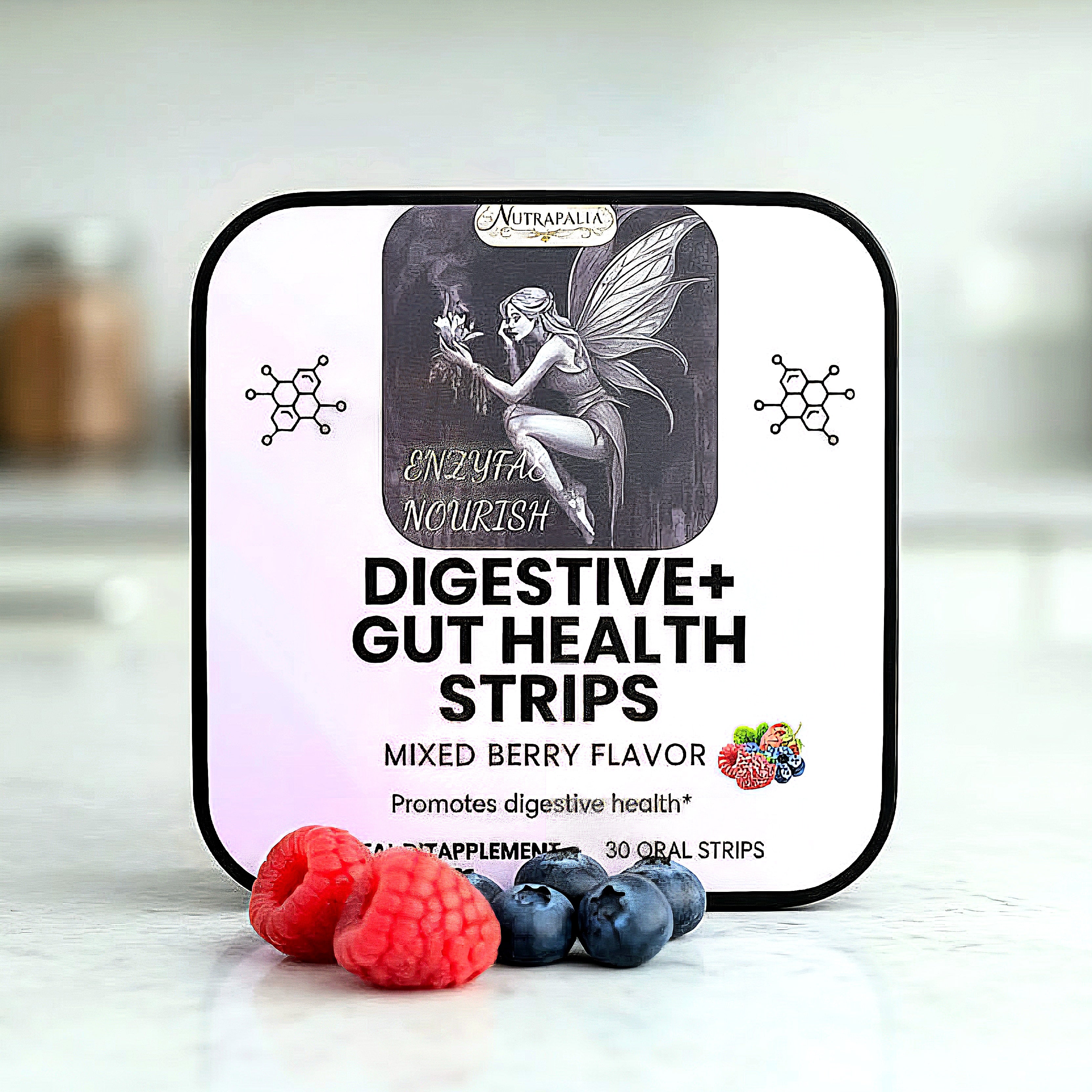 DIGESTIVE + GUT HEALTH STRIPS (Enzyfae Nourish)