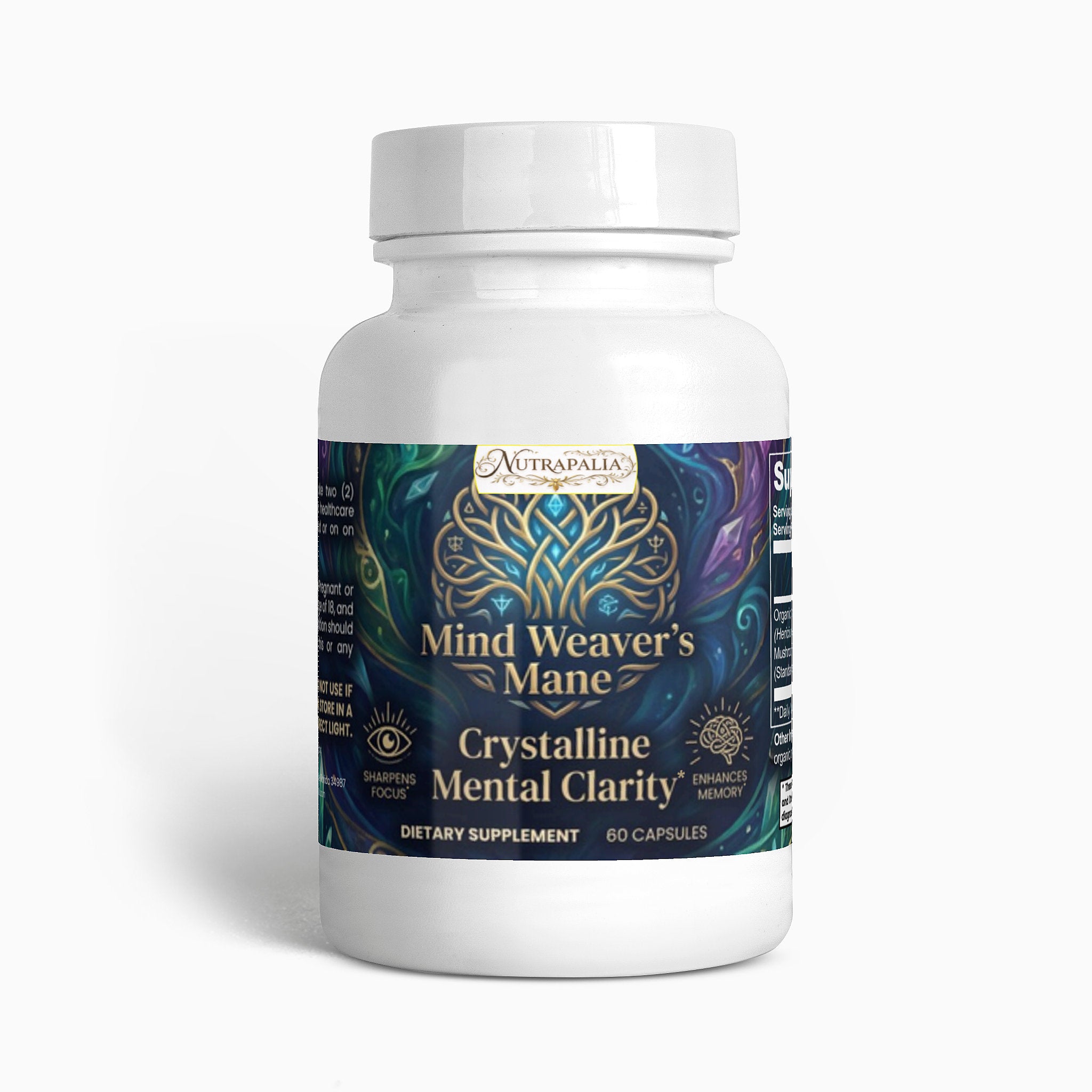 ORGANIC LIONS MANE MUSHROOM-Capsules (Mind Weaver's Mane)