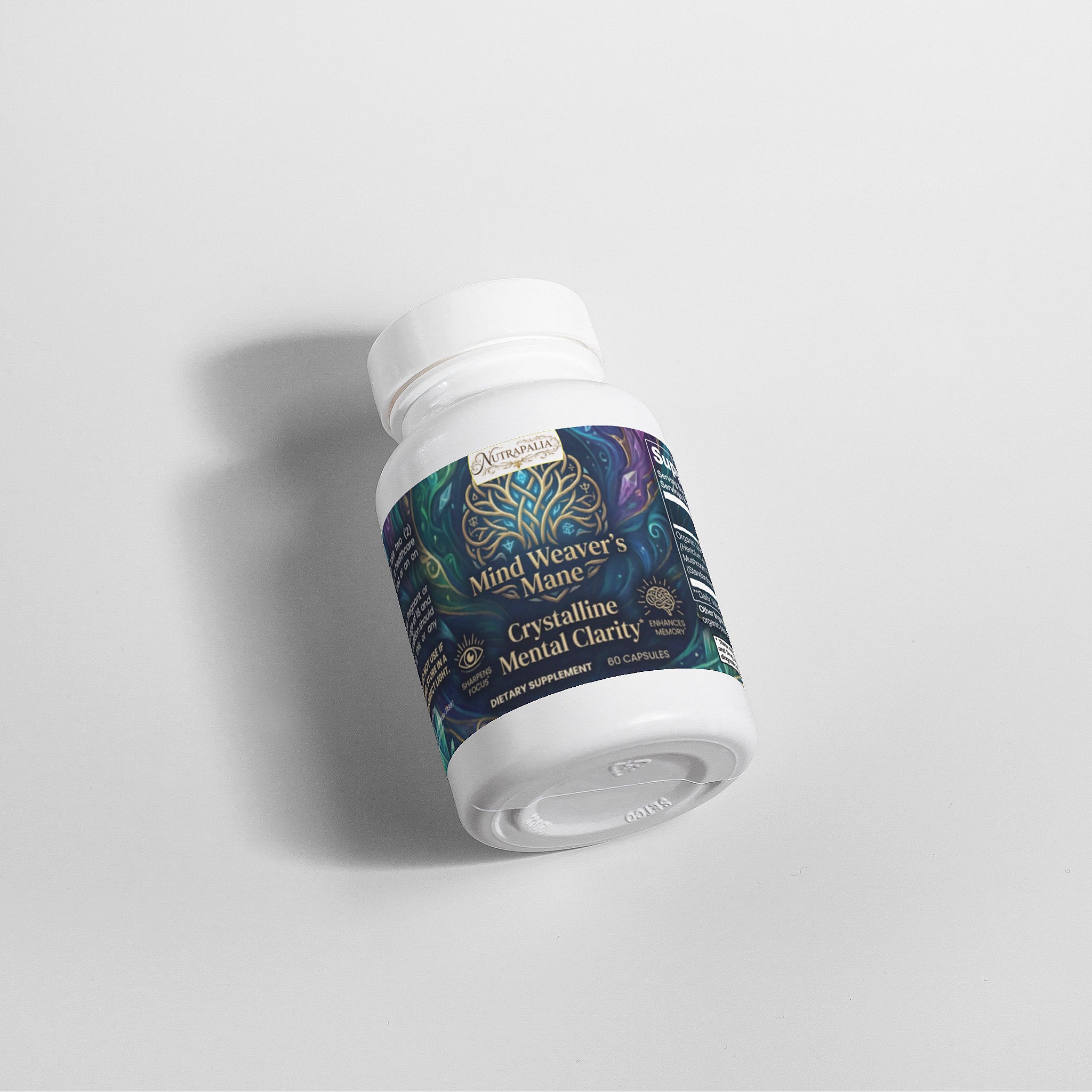 ORGANIC LIONS MANE MUSHROOM-Capsules (Mind Weaver's Mane)