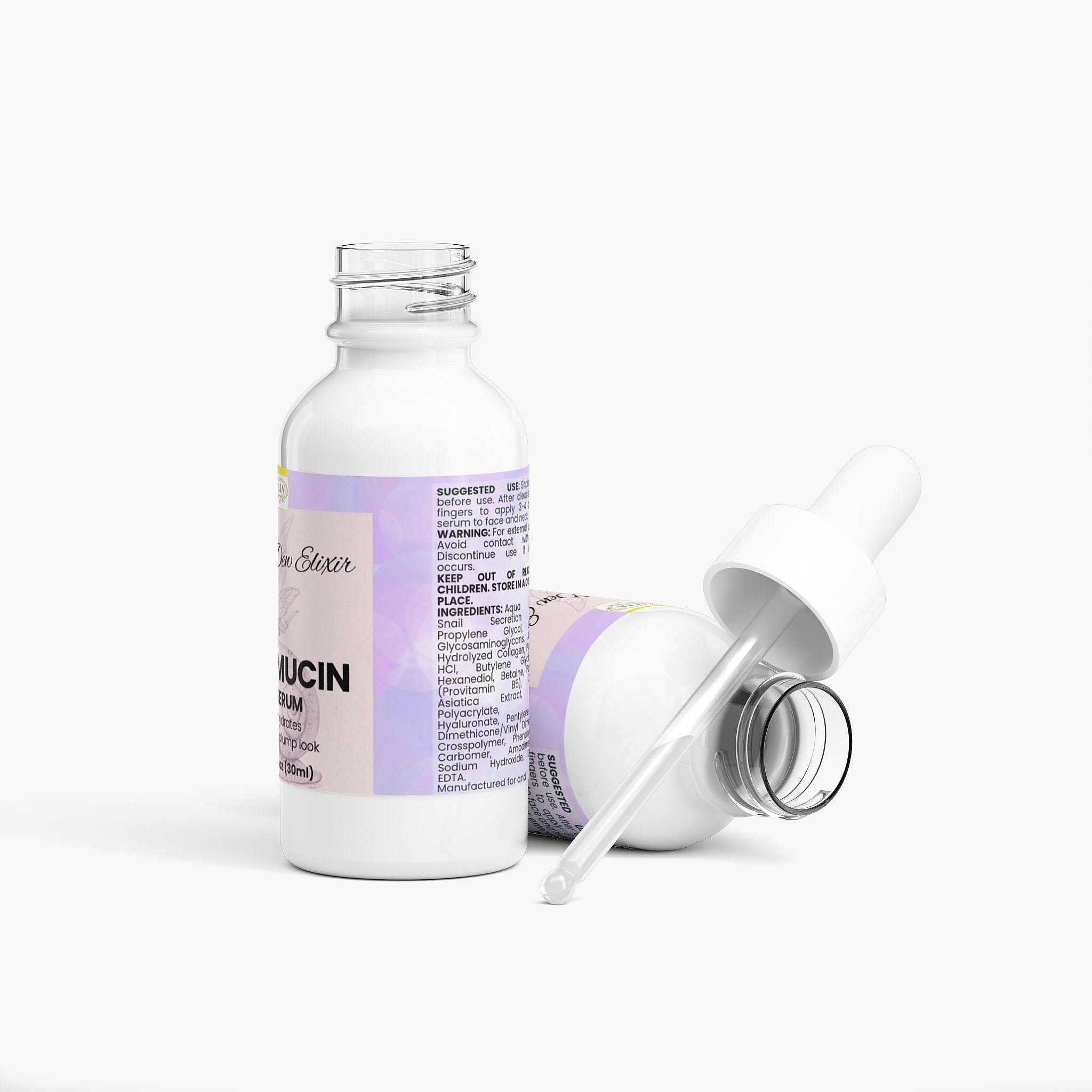SNAIL MUCIN FACE SERUM (Glimmer Dew Elixir)