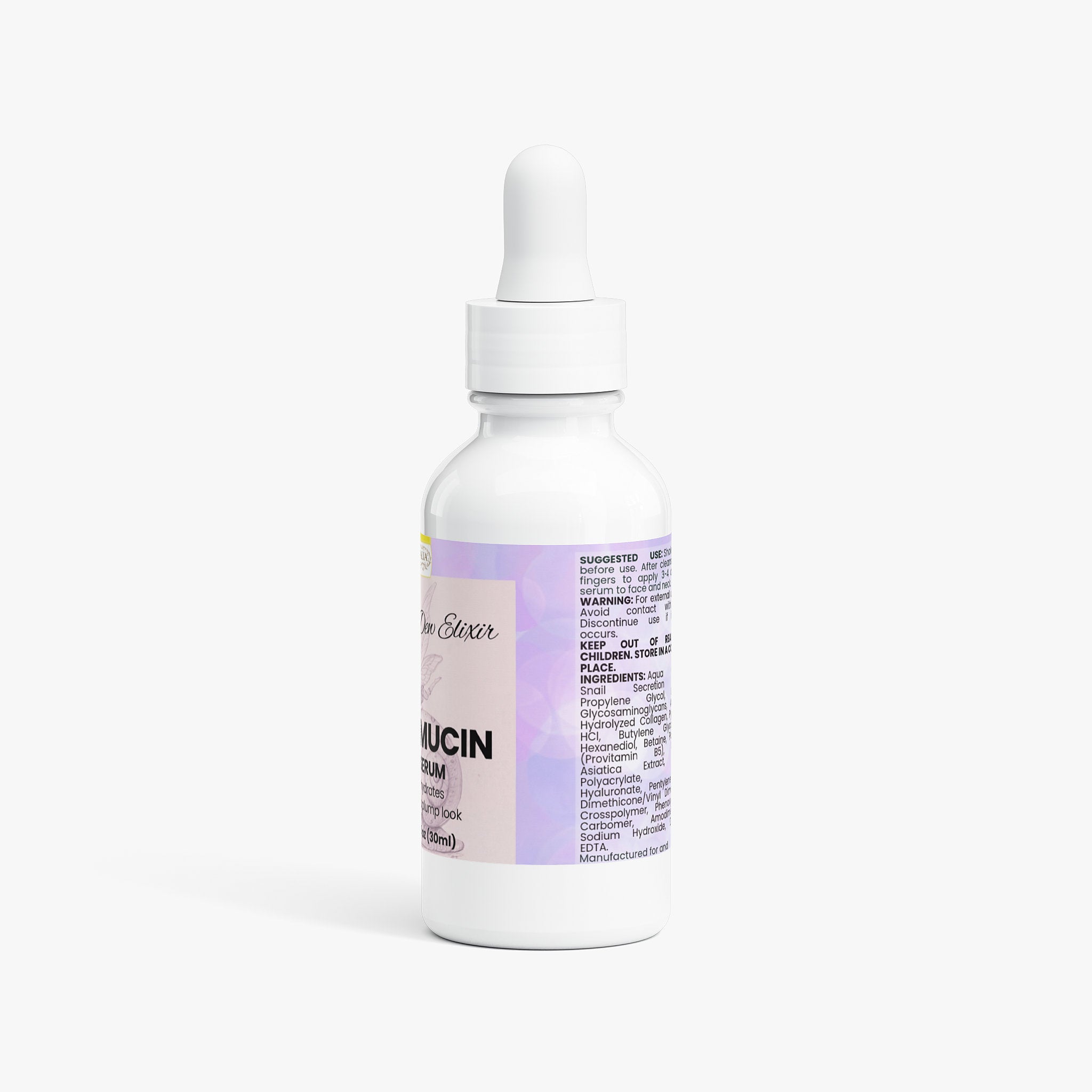 SNAIL MUCIN FACE SERUM (Glimmer Dew Elixir)