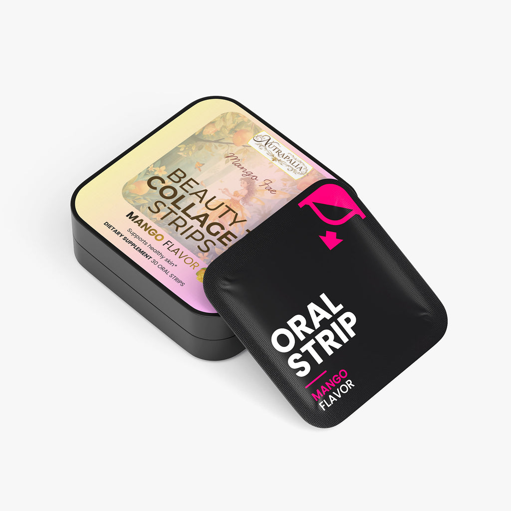 BEAUTY + COLLAGEN STRIPS (Mango Fae) — Mango Flavor