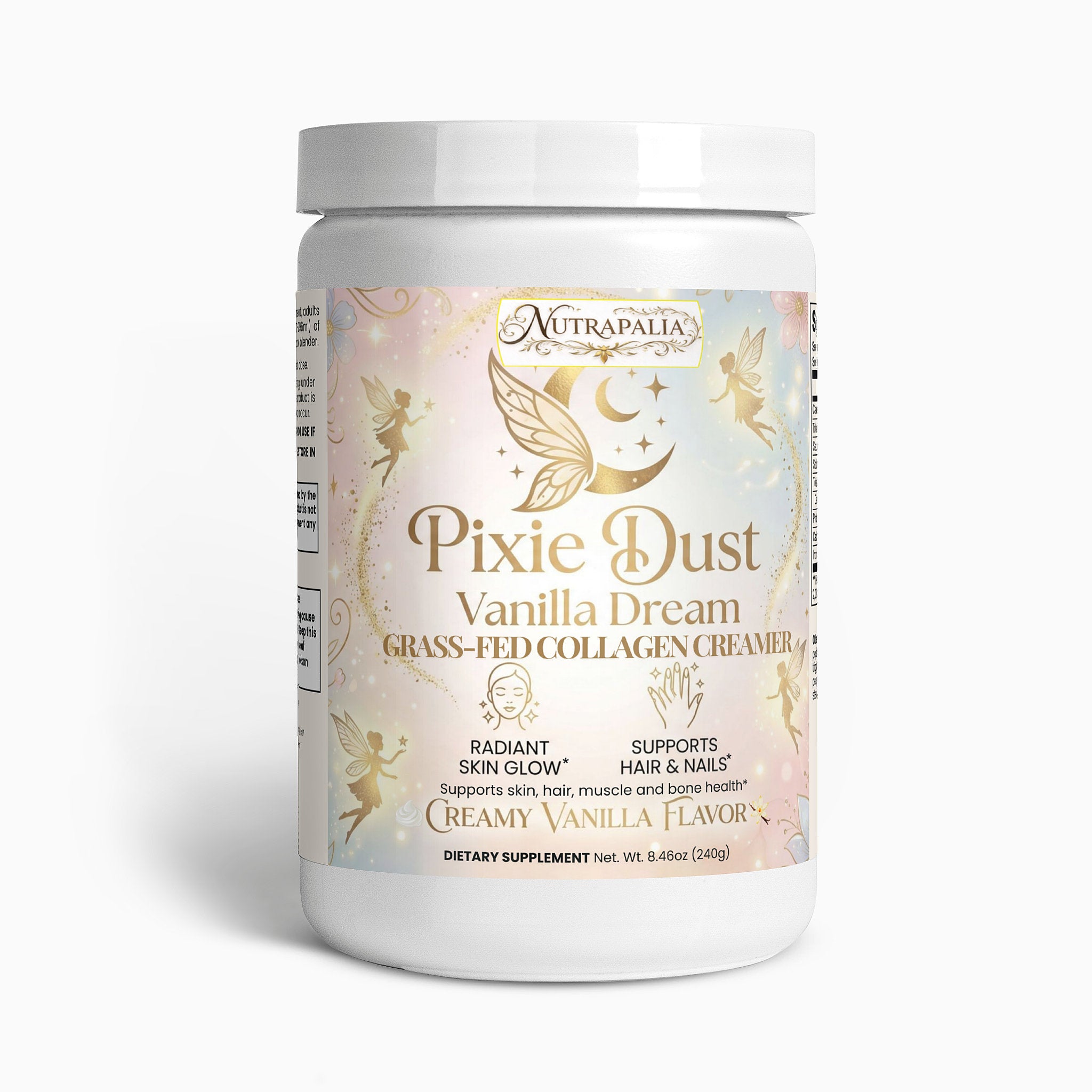 GRASS-FED COLLAGEN CREAMER (Pixie Dust-Vanilla Dream) "VANILLA FLAVOR"