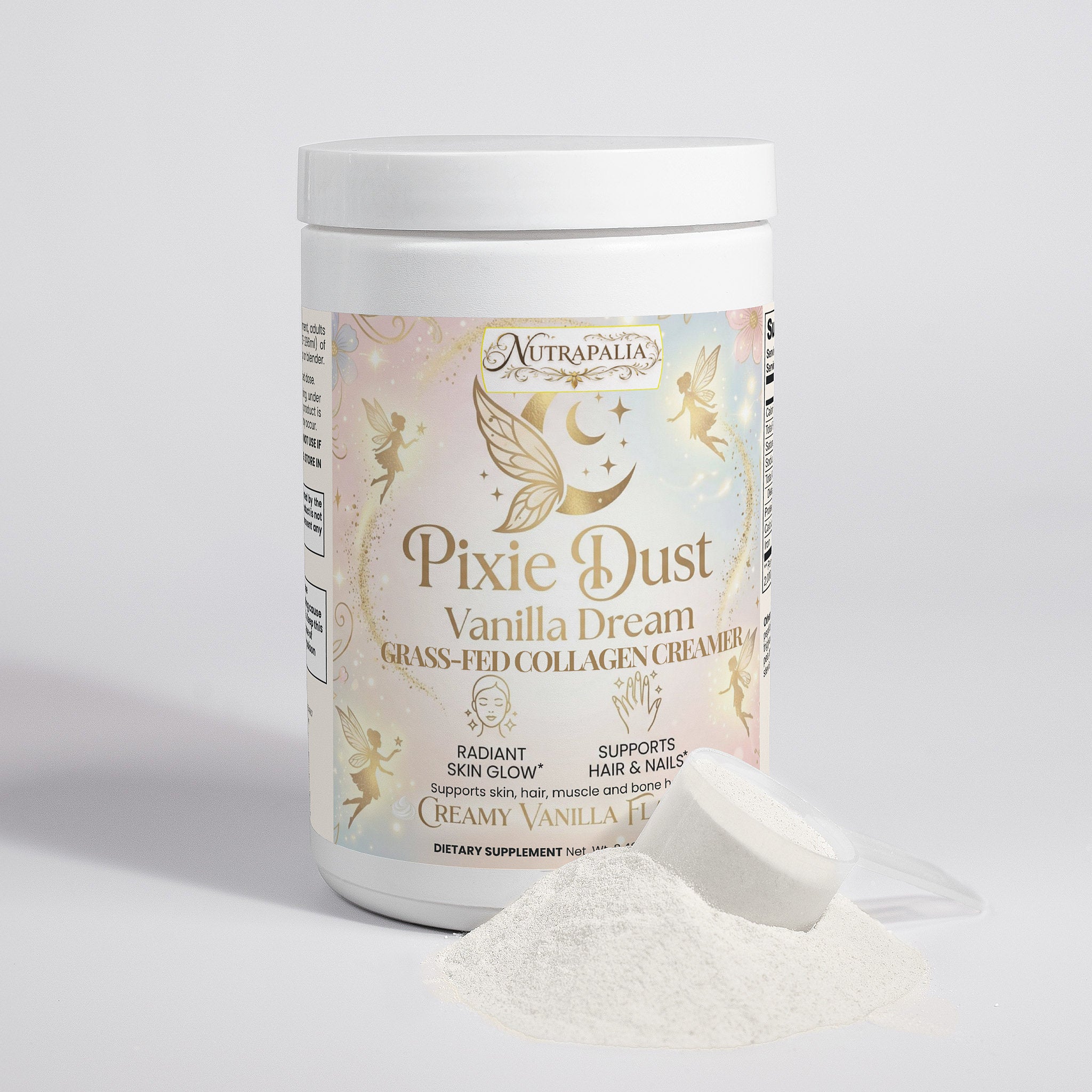 GRASS-FED COLLAGEN CREAMER (Pixie Dust-Vanilla Dream) "VANILLA FLAVOR"