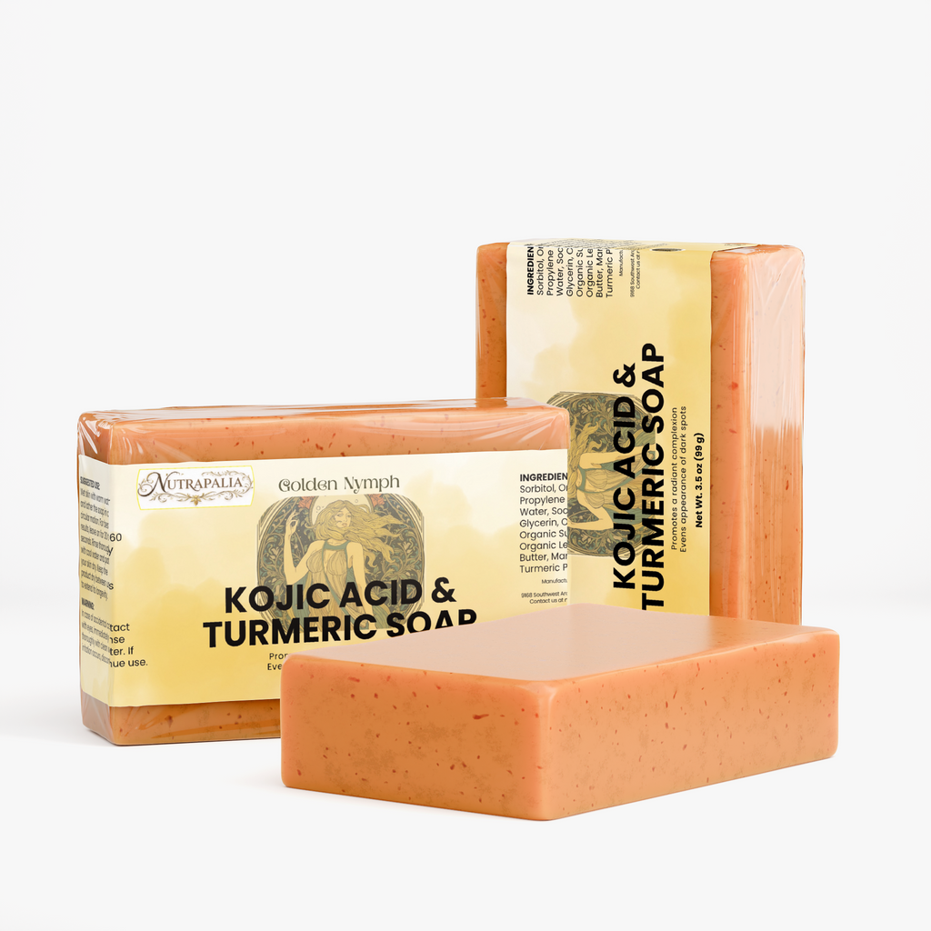KOJIC ACID & TURMERIC SOAP (Golden Nymph)