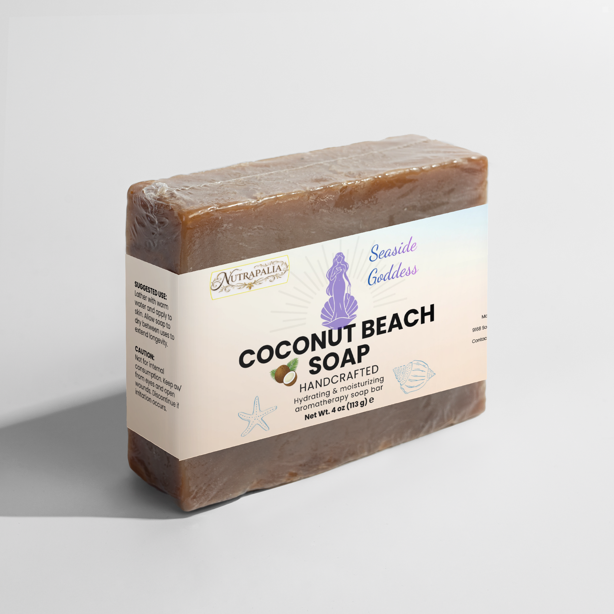 COCONUT BEACH SOAP (Seaside Goddess)