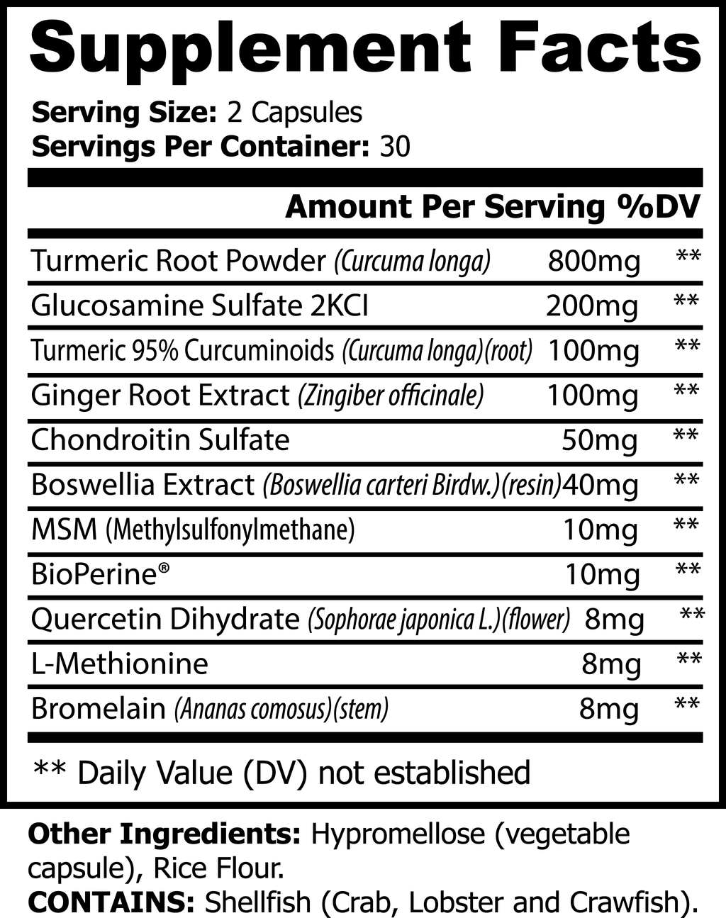 TURMERIC CAPSULES (Phoenix Ember)