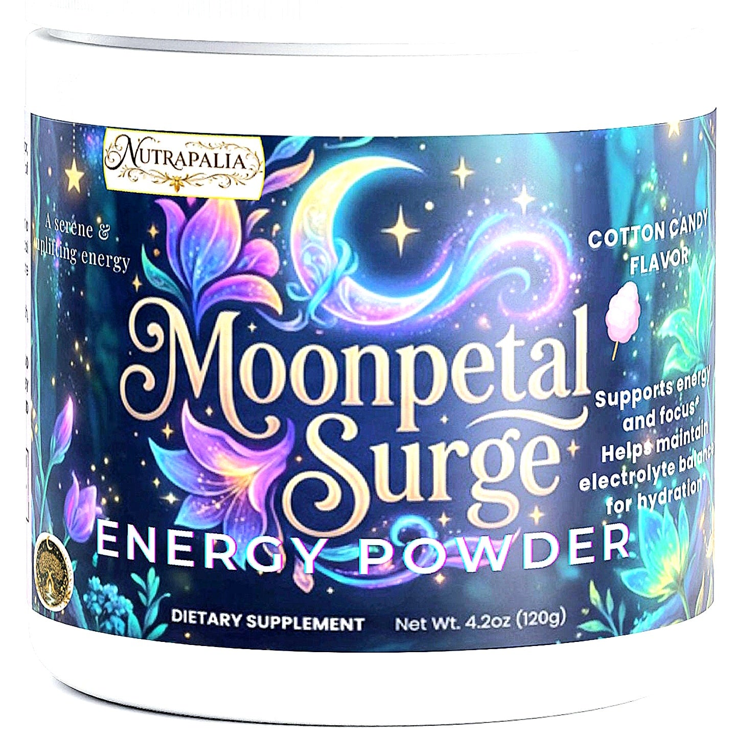ENERGY POWDER (Moonpetal Surge) "Cotton Candy Flavor"