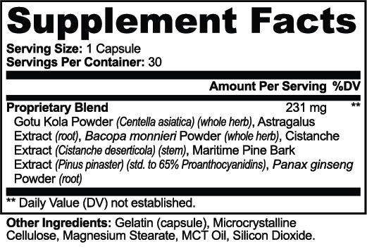 Gotu Kola & Bacopa Clarity Complex (Shamanka Focus)