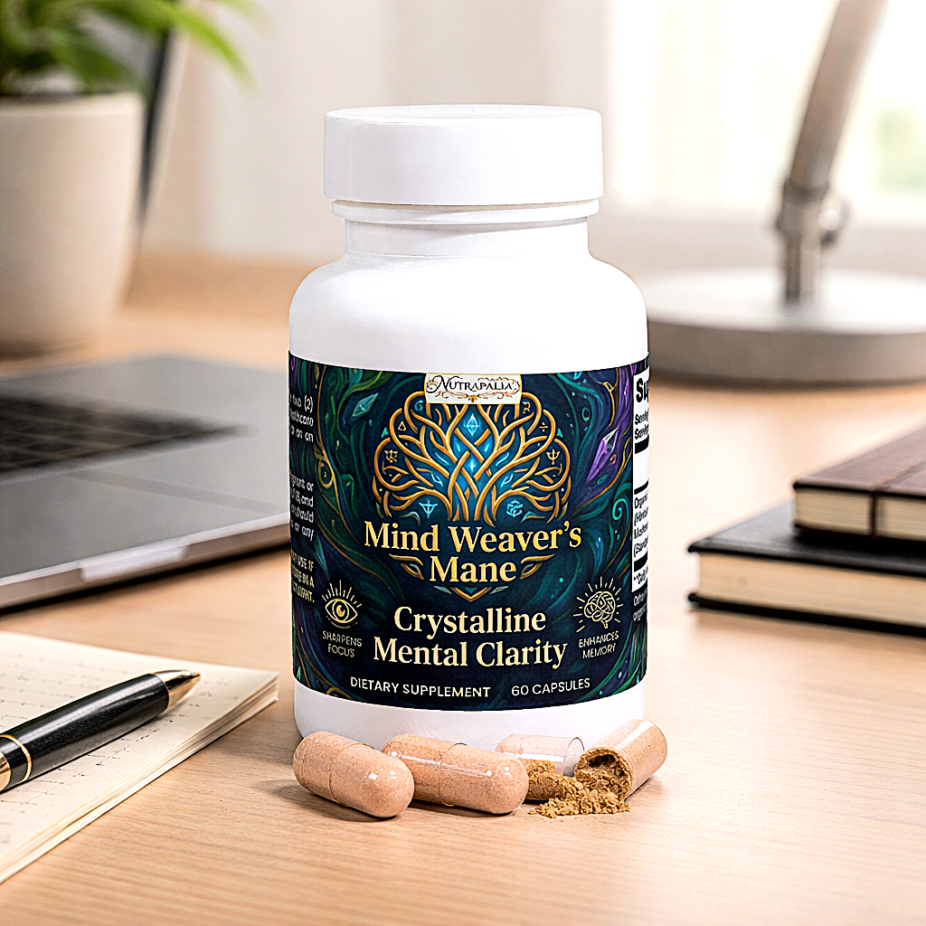 ORGANIC LIONS MANE MUSHROOM-Capsules (Mind Weaver's Mane)