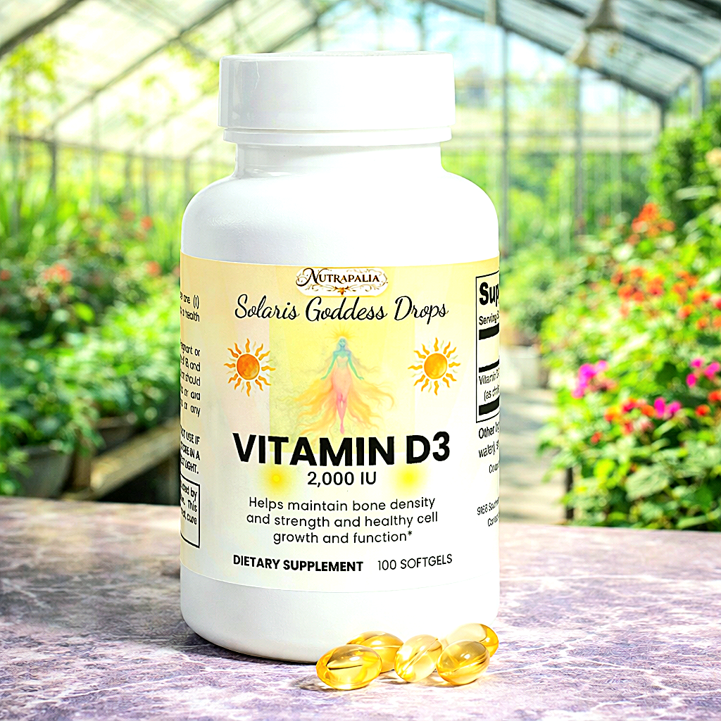 VITAMIN D3 2,000 IU (Solaris Goddess Drops)