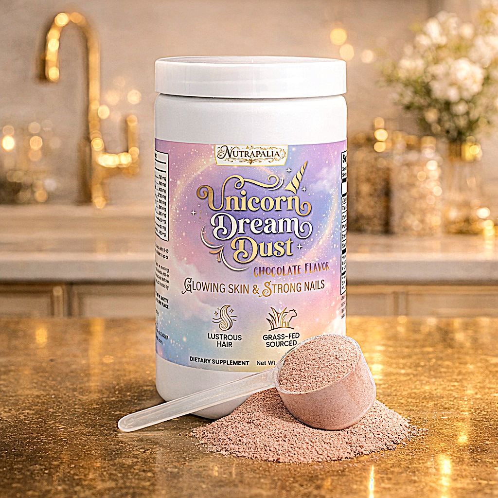GRASS-FED COLLAGEN PEPTIDE POWDER (Unicorn Dream Dust) "CHOCOLATE FLAVOR"