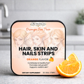 HAIR, SKIN AND NAILS STRIPS (Orange Fae Trio) Orange Flavor