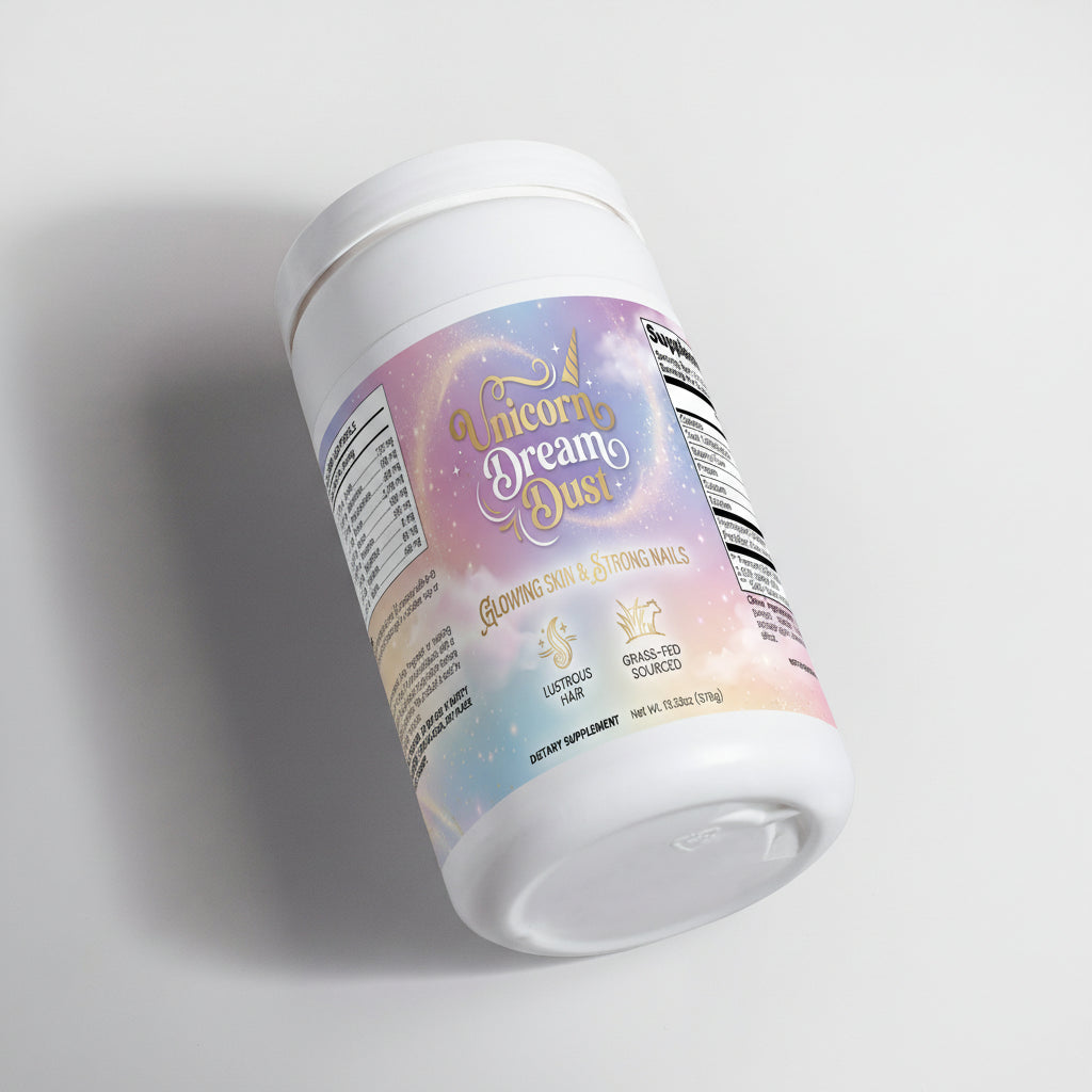 GRASS-FED COLLAGEN PEPTIDE POWDER (Unicorn Dream Dust) "CHOCOLATE FLAVOR"