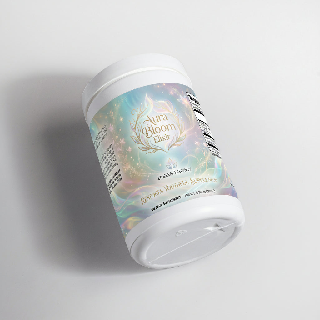 GRASS-FED HYDROLYZED COLLAGEN PEPTIDE POWDER (Aura Bloom Elixir) "UNFLAVORED"