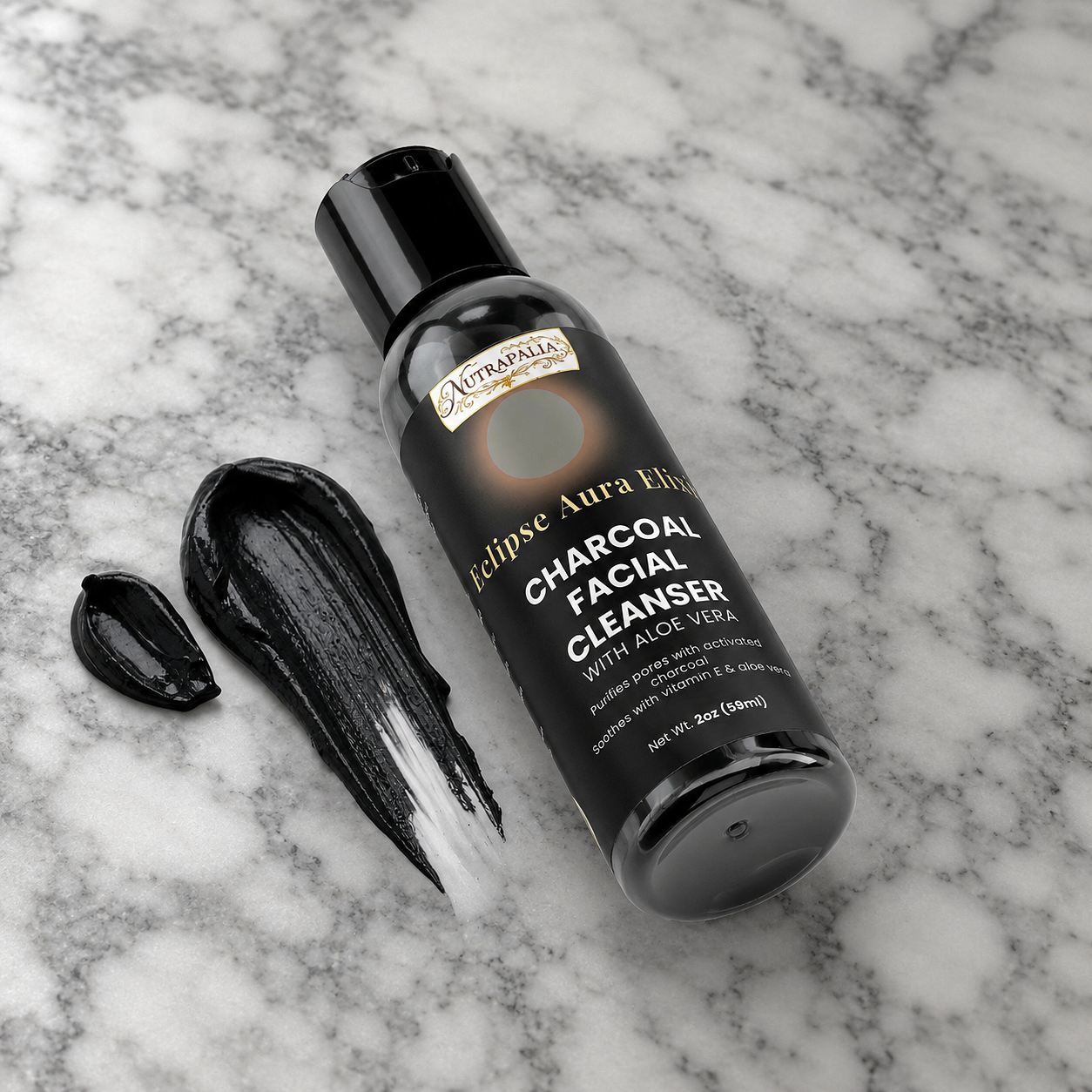 Charcoal Facial Cleanser (Eclipse Aura Elixir)