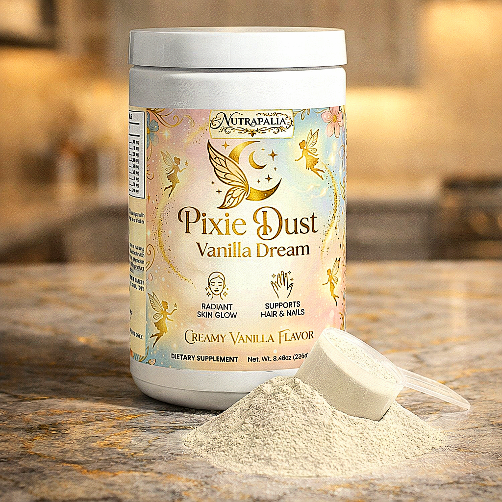 GRASS-FED COLLAGEN CREAMER (Pixie Dust-Vanilla Dream) "VANILLA FLAVOR"