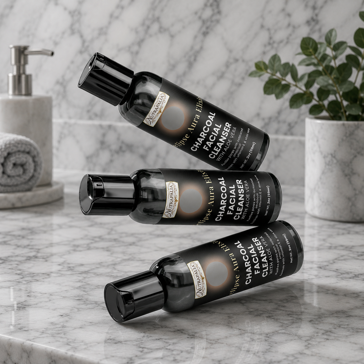 Charcoal Facial Cleanser (Eclipse Aura Elixir)