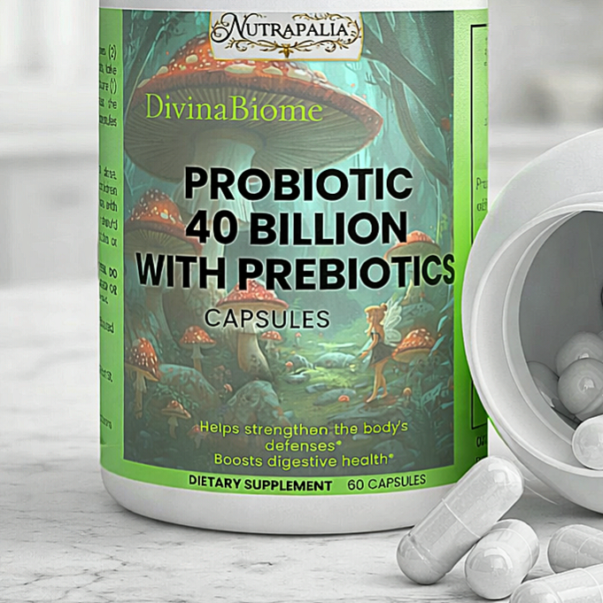 PROBIOTIC 40 BILLION WITH PREBIOTICS (DivinaBiome)
