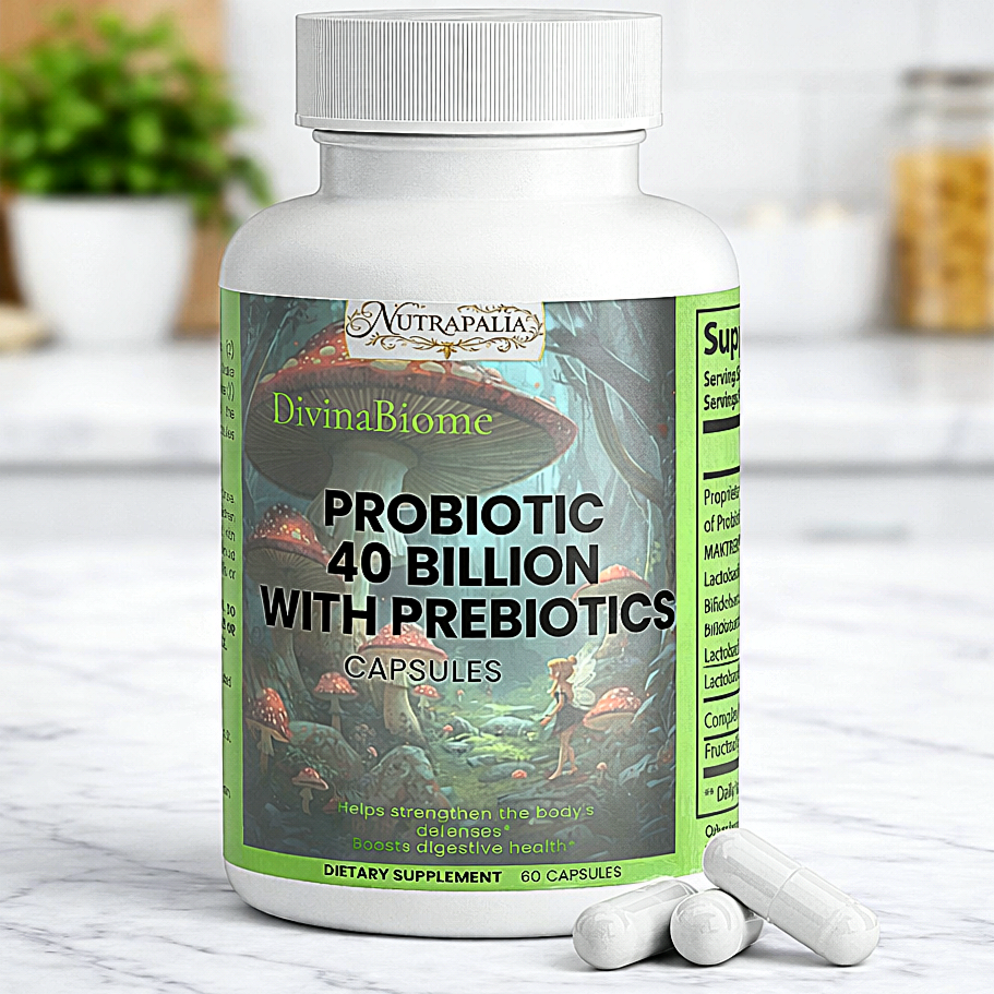 PROBIOTIC 40 BILLION WITH PREBIOTICS (DivinaBiome)